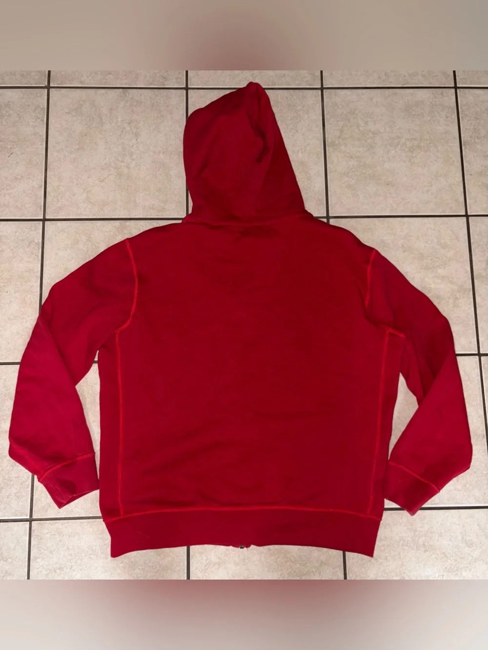Polo Ralph Lauren Red Zip-Up Hoodie XL - Picture 6 of 6